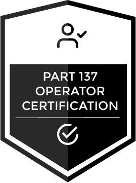 AgFly Part 137 Operator Exapmtion Badge