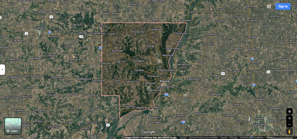High-quality agricultural drone services in Peoria County, Illinois